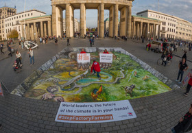3D-Streetart-Aktion für den Klimaschutz